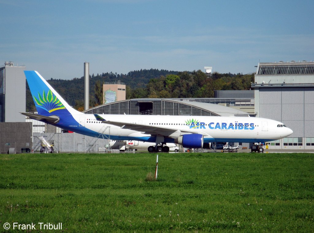 AIR CAREIBES Airbus A330-223 F-OFDF aufgenommen am 03.10.2010 Flughafen Zürich