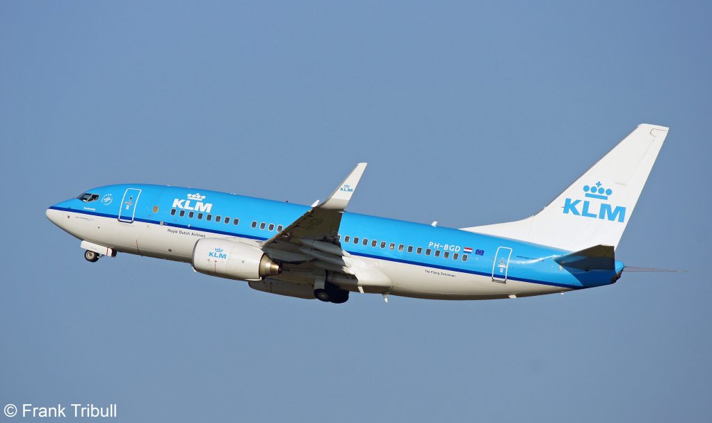 Eine Boeing 737-706 von KLM mit der Kennung PH-BGD aufgenommen