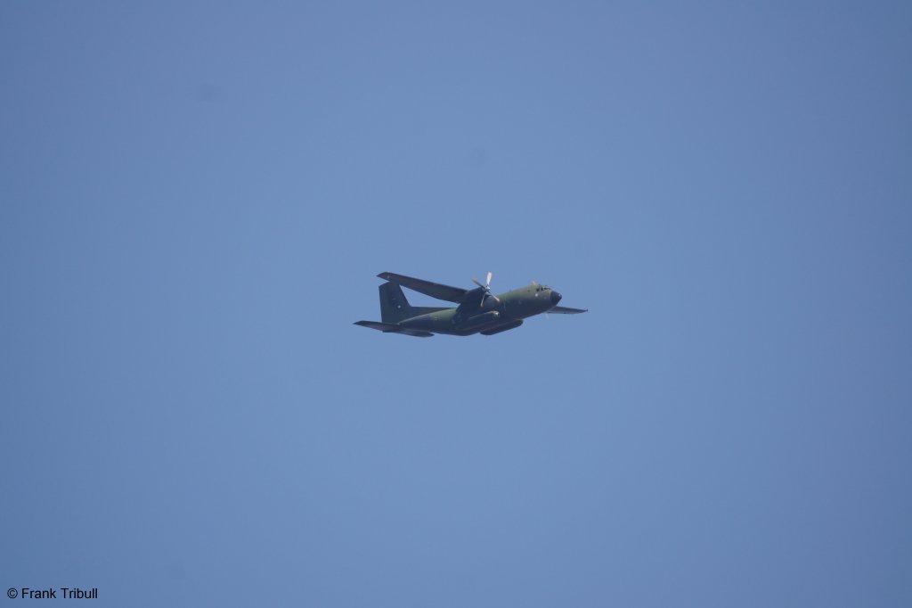 Eine Transall C-160D der Deutschen Luftwaffe mit der Kennung 50+06 aufgenommen am 16.07.10 bei Cuxhaven Hhe Steubenhft