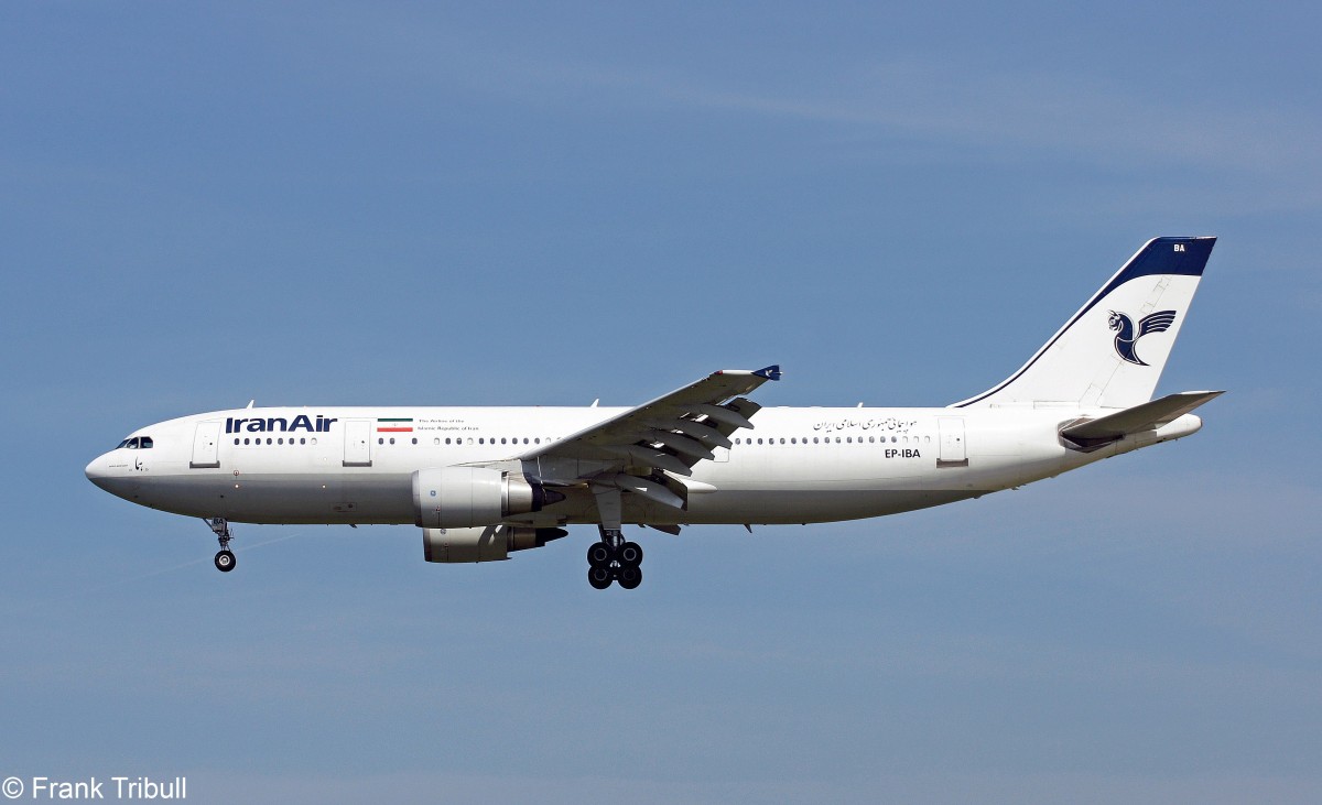 Ein Airbus A300-605R von Iran Air mit der Kennung EP-IBA aufgenommen am 22.05.2010 auf dem Flughafen Frankfurt am Main  