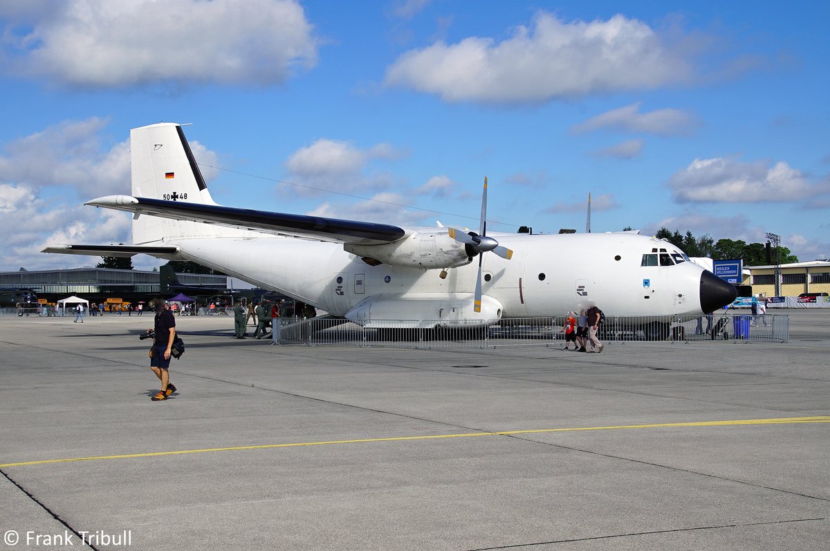 Eine Transall C-160D von der Deutschen Luftwaffe mit der Kennung 50+48 aufgenommen am 10.06.2017 in Penzing Lufttransportgeschwader 61 am Tag der Bundeswehr 2017