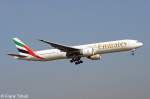 a6-eca/300281/eine-boeing-777-36ner-von-emirates-airline Eine Boeing 777-36NER von EMIRATES AIRLINE mit der Kennung A6-ECA aufgenommen am 03.10.2011 auf dem Flughafen Zrich 