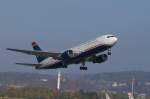 Eine Boeing B767 der US Airways mit der Kennung N251AY aufgenommen am 01.11.07 am Zricher Flughafen.