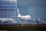 Eine Boeing 747-47C der Japan Air Force mit der Kennung 20-1102 aufgenommen am 29.01.2011 beim WEF auf dem Flughafen Zrich - Flugzeugdaten: 