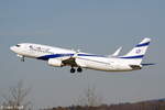 4x-eks-caesarea/683635/eine-boeing-b737-8hxwl-von-al-israel Eine Boeing B737-8HX(WL) von Al Israel Airlines mit der Kennung 4X-EKS aufgenommen am 24.02.2019 am Züricher Flughafen.