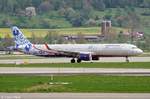 vp-bee-y-lyubimov/662044/ein-airbus-a321-211-von-aeroflot-mit Ein Airbus A321-211 von Aeroflot mit der Kennung VP-BEE aufgenommen am 22.04.2019 auf dem Flughafen Zürich