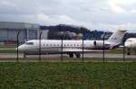 Ein Bombardier (Canadair) CL-600-2B19 CRJ-200 von Private Sky mit der Kennung EI-EEZ aufgenommen am 28.03.2010 auf dem Flughafen Zrich.