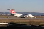 Reg.: HB-IXN Hersteller: British Aerospace Typ: Avro 146 RJ-100 Serien Nr.: E3286 Baujahr: 1996 Erstflug: 1996 aufgenommen am 03.01.2009 auf dem EuroAirport Basel-Mhlhausen-Freiburg
