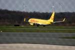 Reg.: D-AHFR Hersteller: BOEING Typ: 737-8K5/W Serien Nr.: 30593 Baujahr: 2000 Test Reg.: N1787B Erstflug: 28.03.2000 aufgenommen am 02.04.2010 auf dem Flughafen Paderborn-Lippstadt