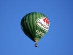 Ein Heiluftballon von Ballon Sport Blling mit der Kennung D-OBSW aufgenommen am 19.09.10 ber Hfingen