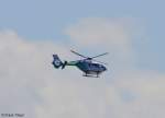 Ein Eurocopter Deutschland von der Polizei Bayern BY mit der Kennung D-HBPD aufgenommen am 24.06.2011 am Flughafen Mnchen