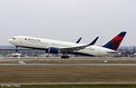n1605/684478/eine-boeing-767-332er-von-delta-airlines Eine Boeing 767-332ER von Delta Airlines mit der Kennung N1605 aufgenommen am 05.03.2014 am Stuttgarter Flughafen.